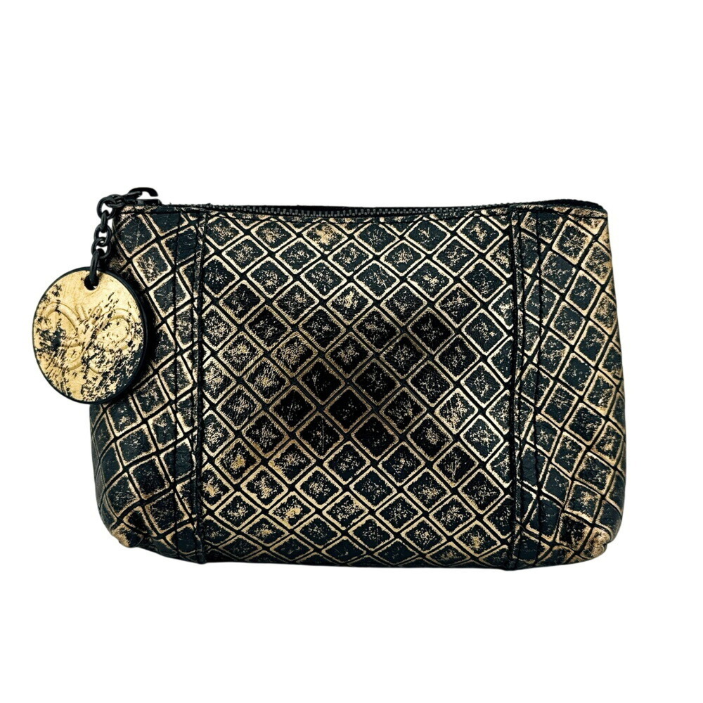 BOTTEGA VENETA Intrecciomirage Butterfly Pouch Gold